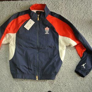 Air Jordan x Trophy Room USA Woven Track Jacket DR2954-410 Men's Size XS NWT